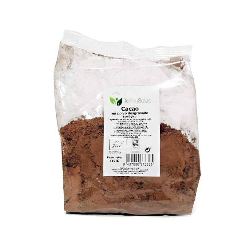 Cacao Ecológico Desgrasado En Polvo 125Gr. Tedoysalud