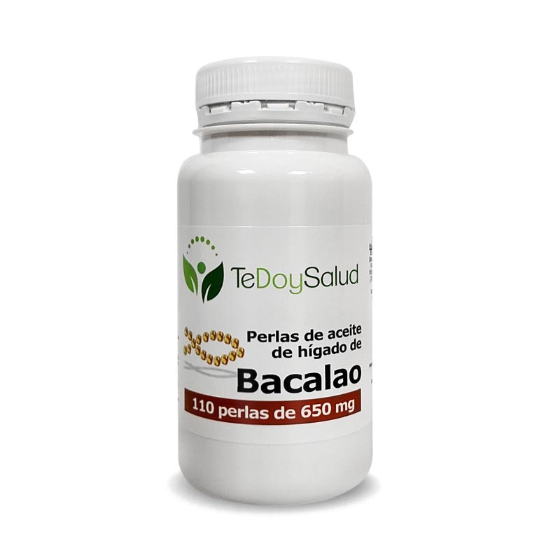 Perlas de Aceite de Hígado de Bacalao 110 Unid. de 650 Mg  Tedoysalud