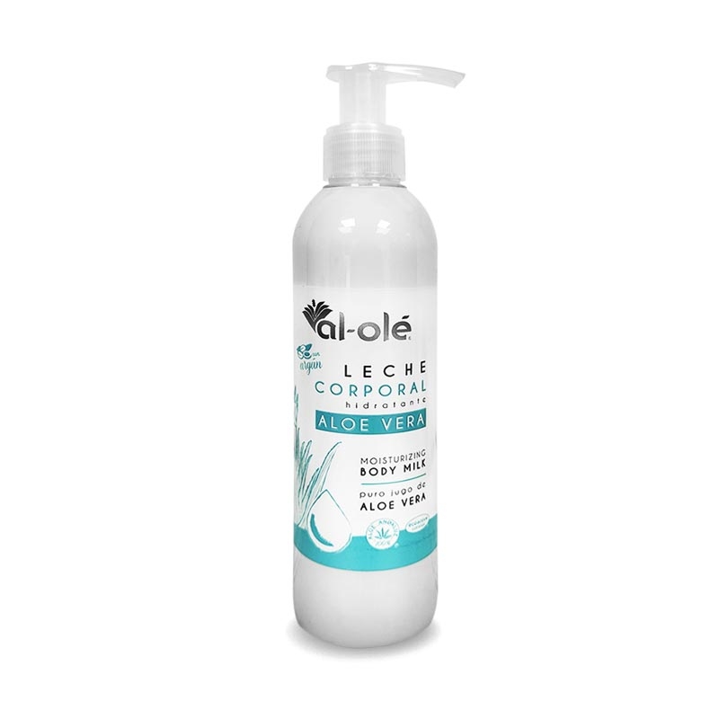 Leche de Corporal áloe Vera Con Argán 250Ml. Al-Olé